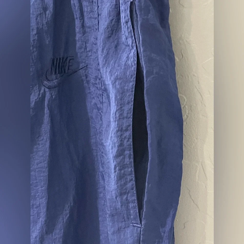 Vintage Nike Gray Tag Royal Blue Windbreaker Pants Medium‎